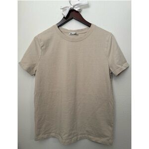 Zara Basic Tee - Tan